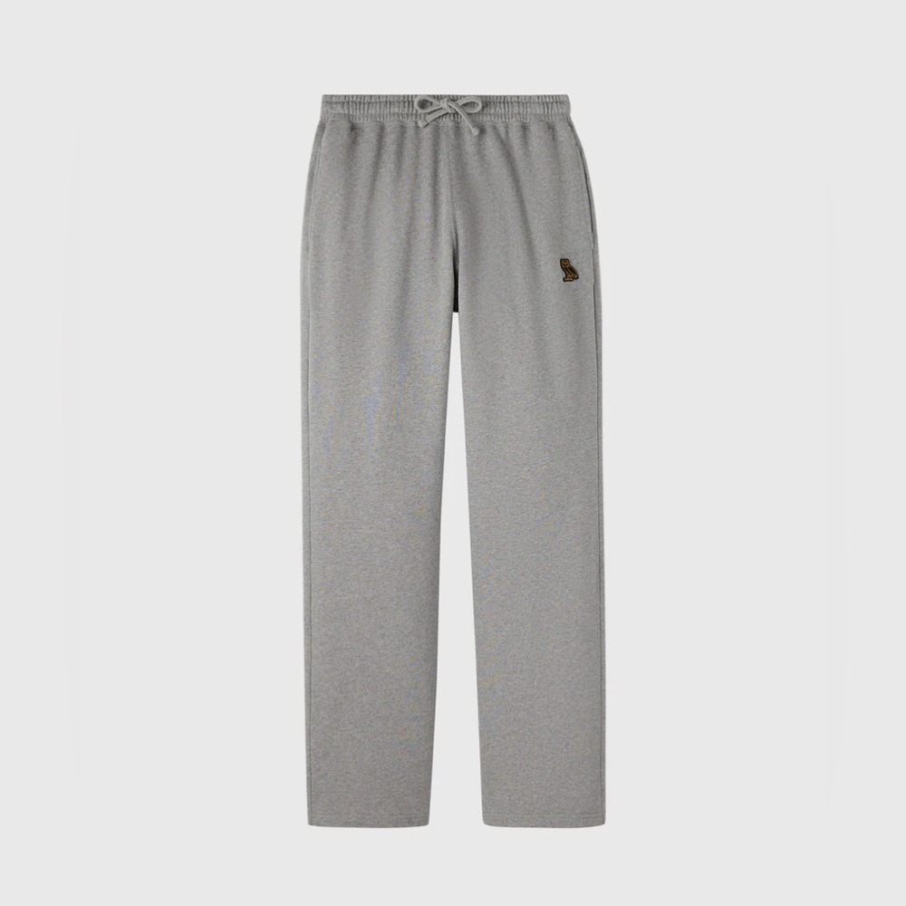 OVO CLASSIC OPEN-HEM SWEATPANT - HEATHER GREY